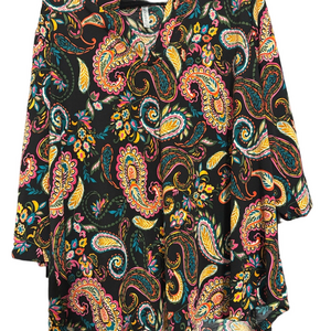 NWOT Dear Scarlett Paisley Print Women's Top - Multicolor